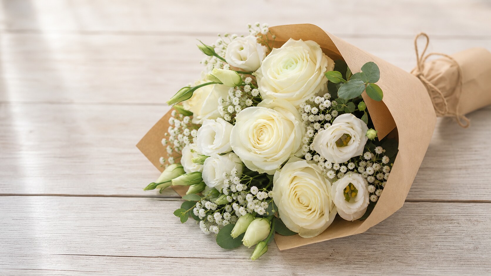 gipoallergennyy buket rozy eustoma