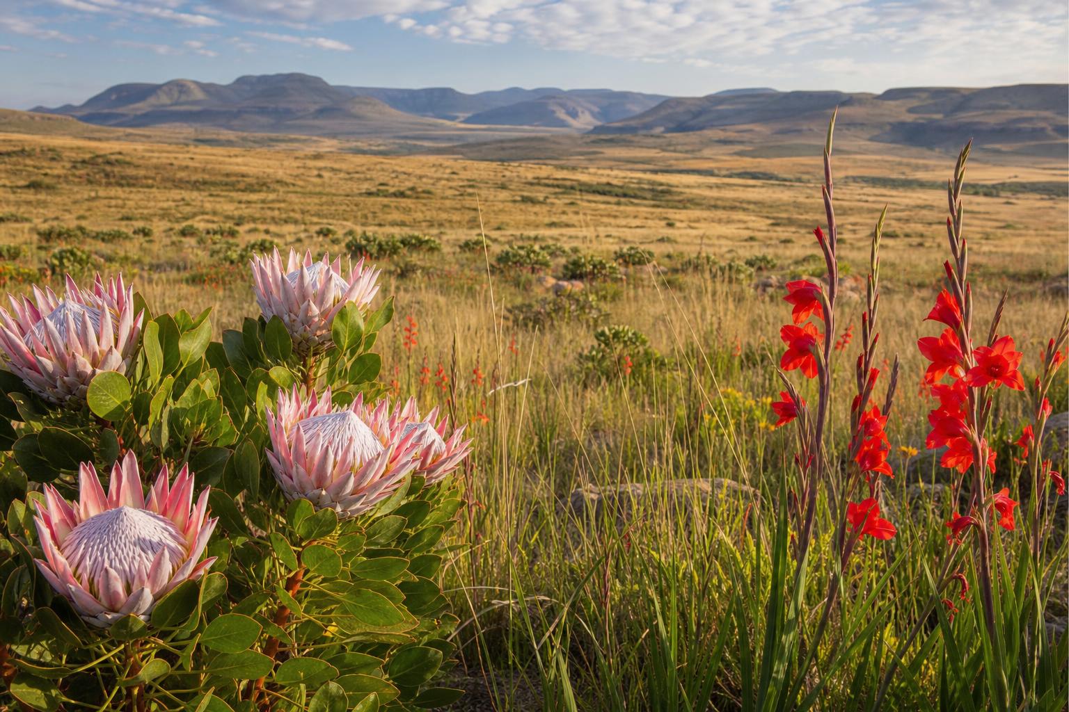 Afrikanskaya savanna cvety