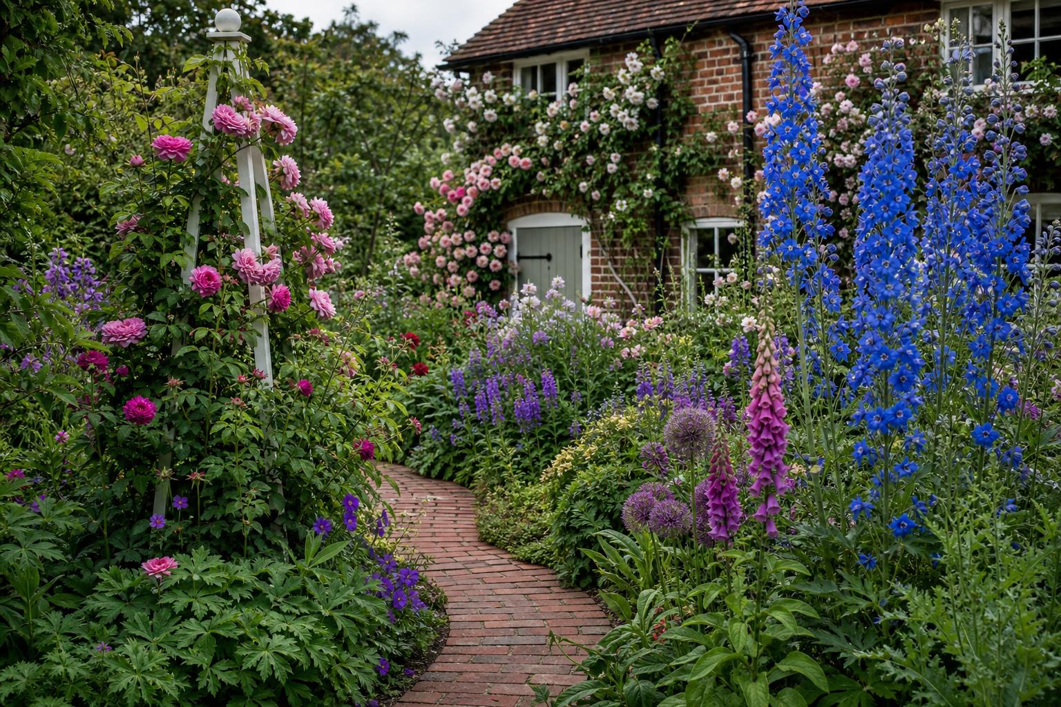English cottage garden
