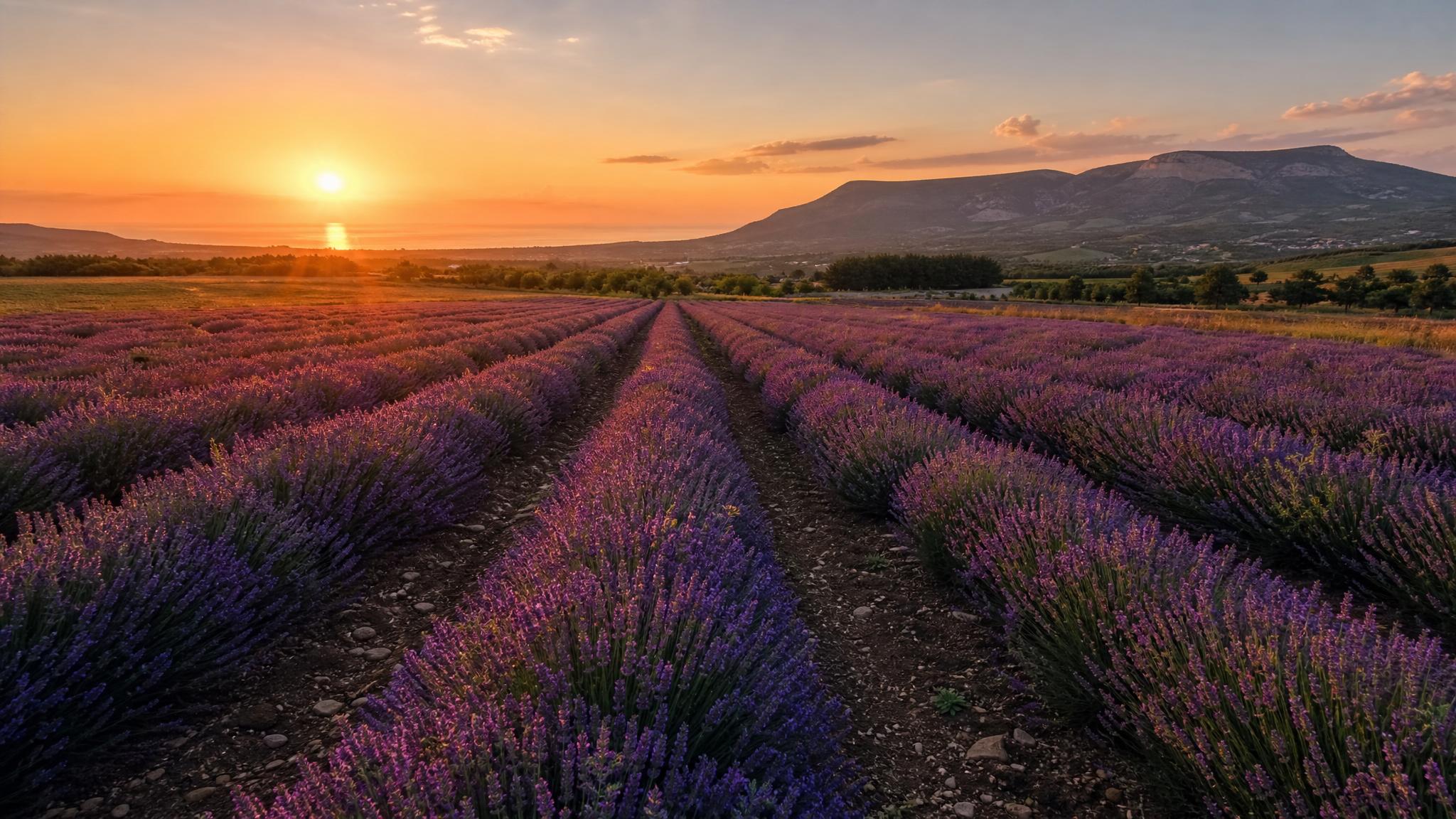 Lavanda pole