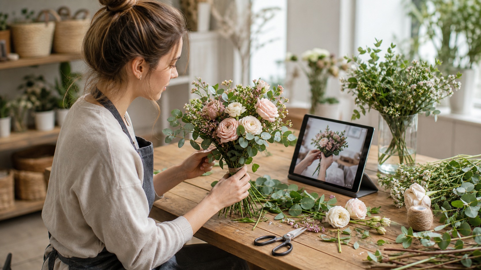 Student florist praktika