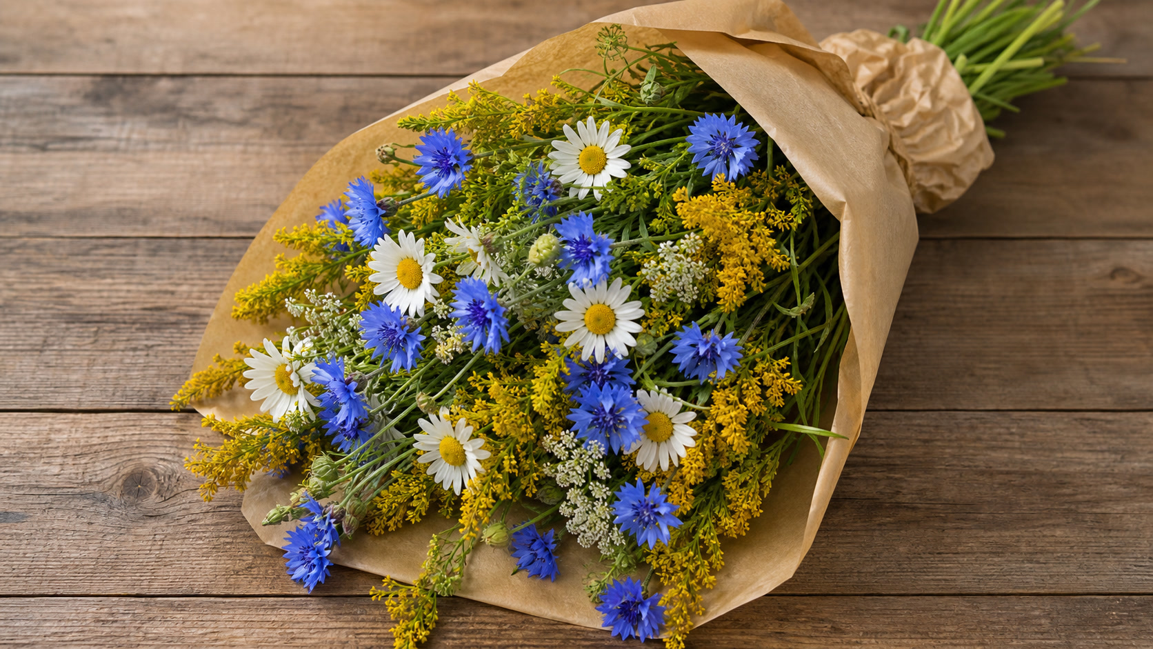 Polevoy buket s solidago