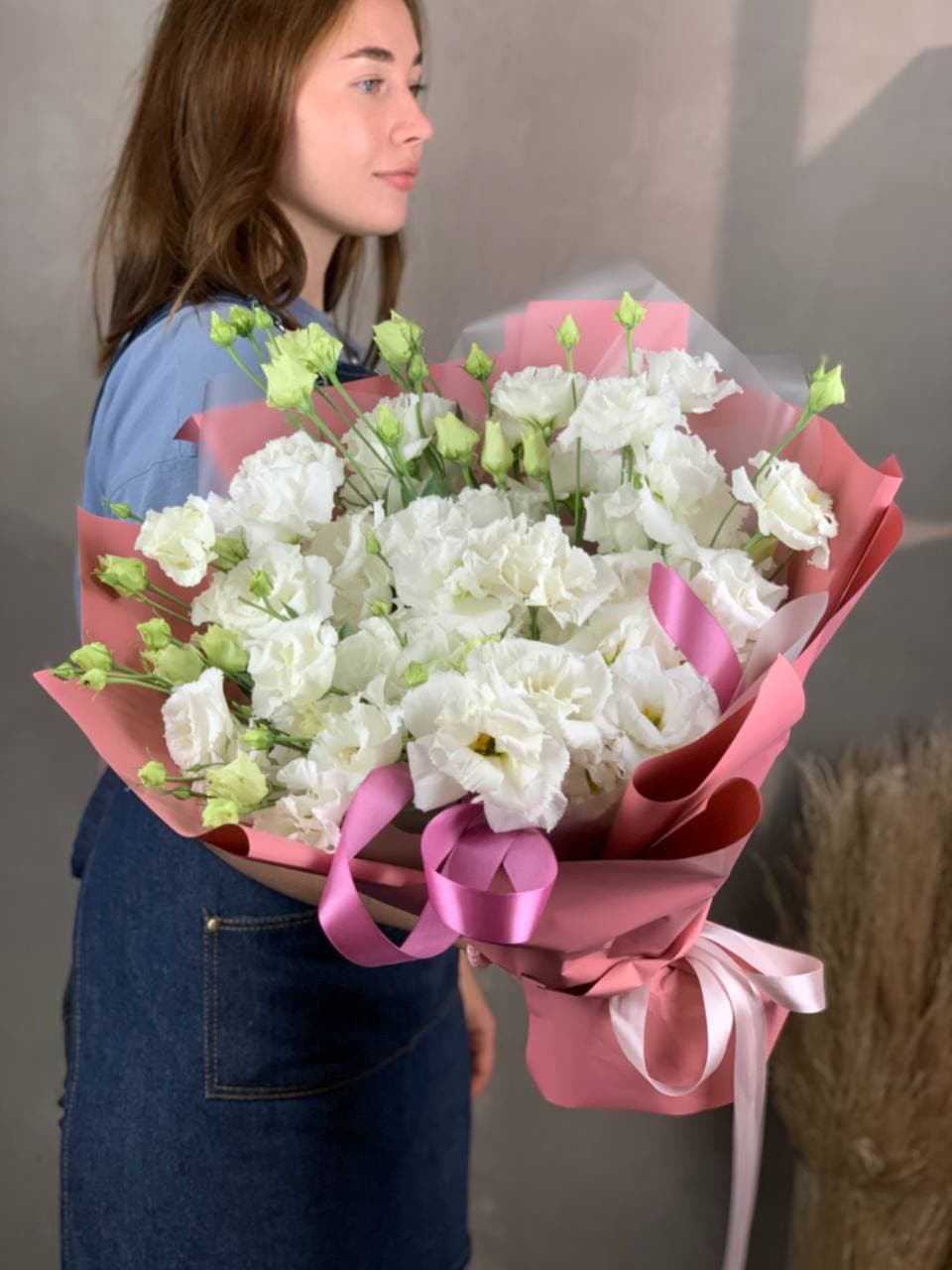 Букет эустом PUDRA в Москве