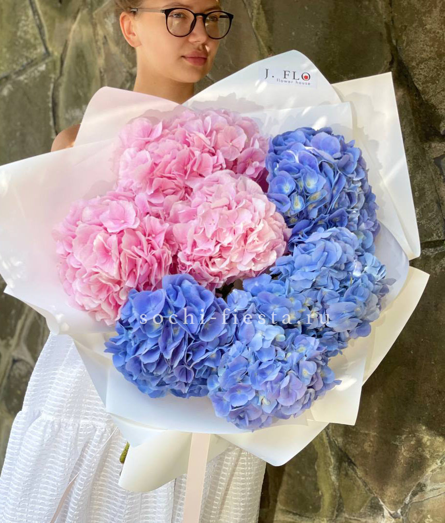 Букет гортензий "Wow" №1 в Москве