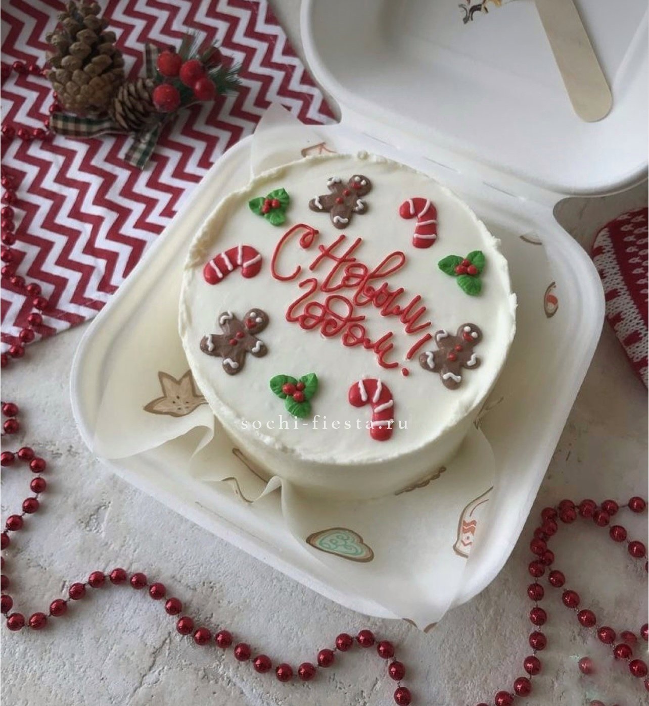 Бенто-торт "С Новым Годом!" в Москве