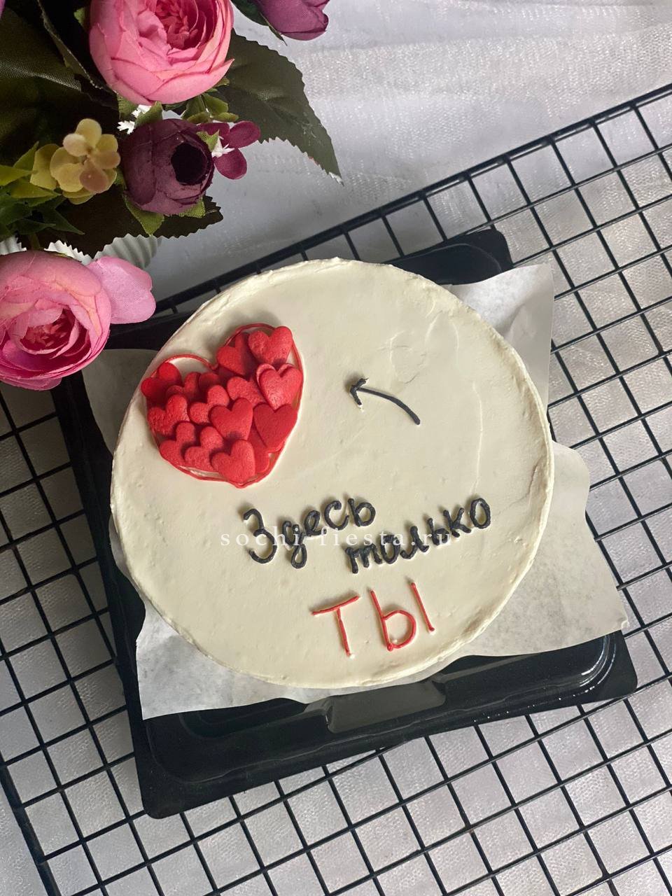 Бенто-торт "В моем сердце только ты"  в Москве