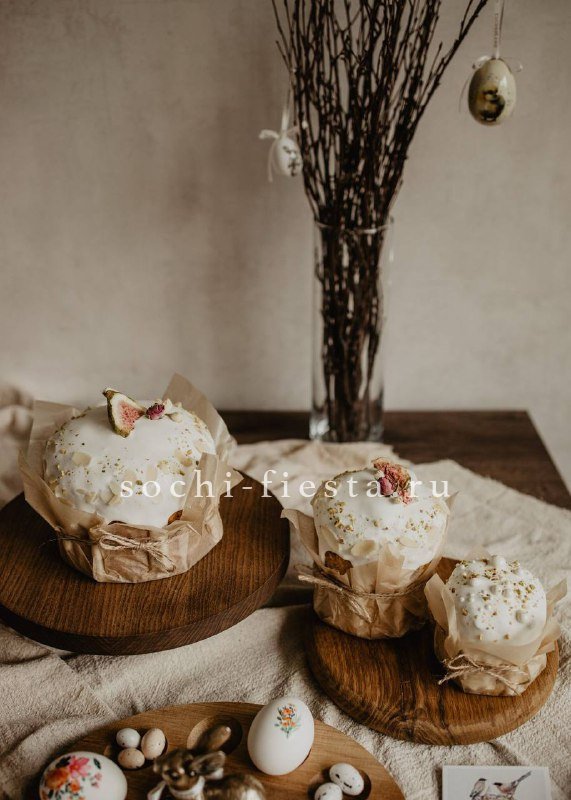 Кулич мини с изюмом в Москве