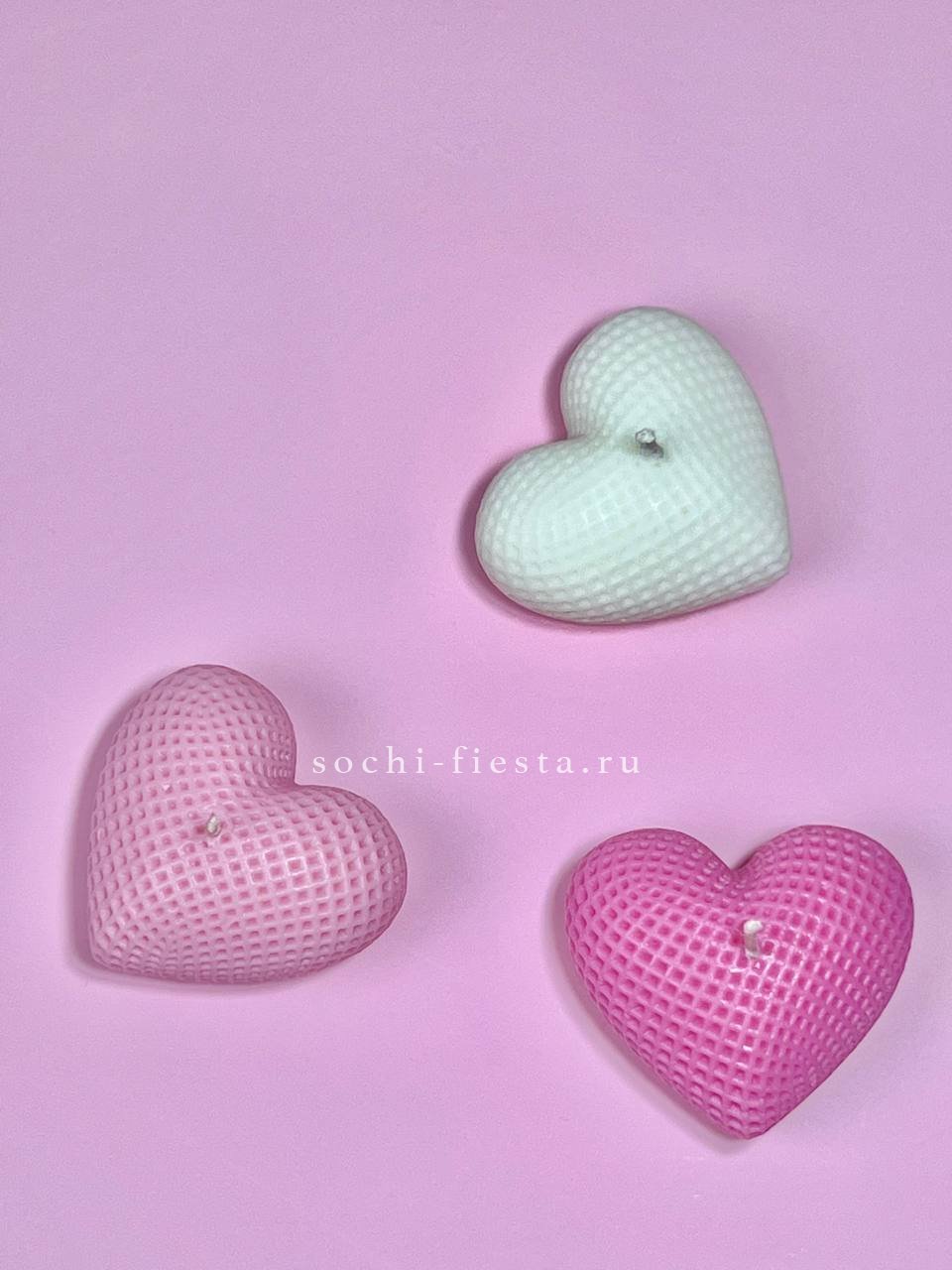 Набор свеч сердец в Москве