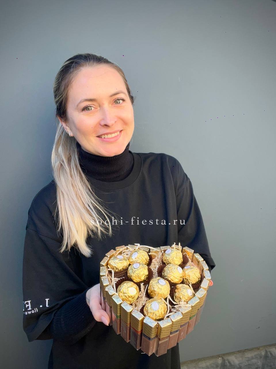 Шоколадный набор Сердце в Москве