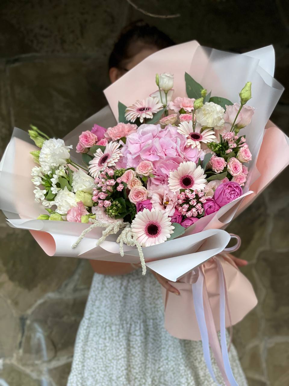 Авторский букет Peach в Москве