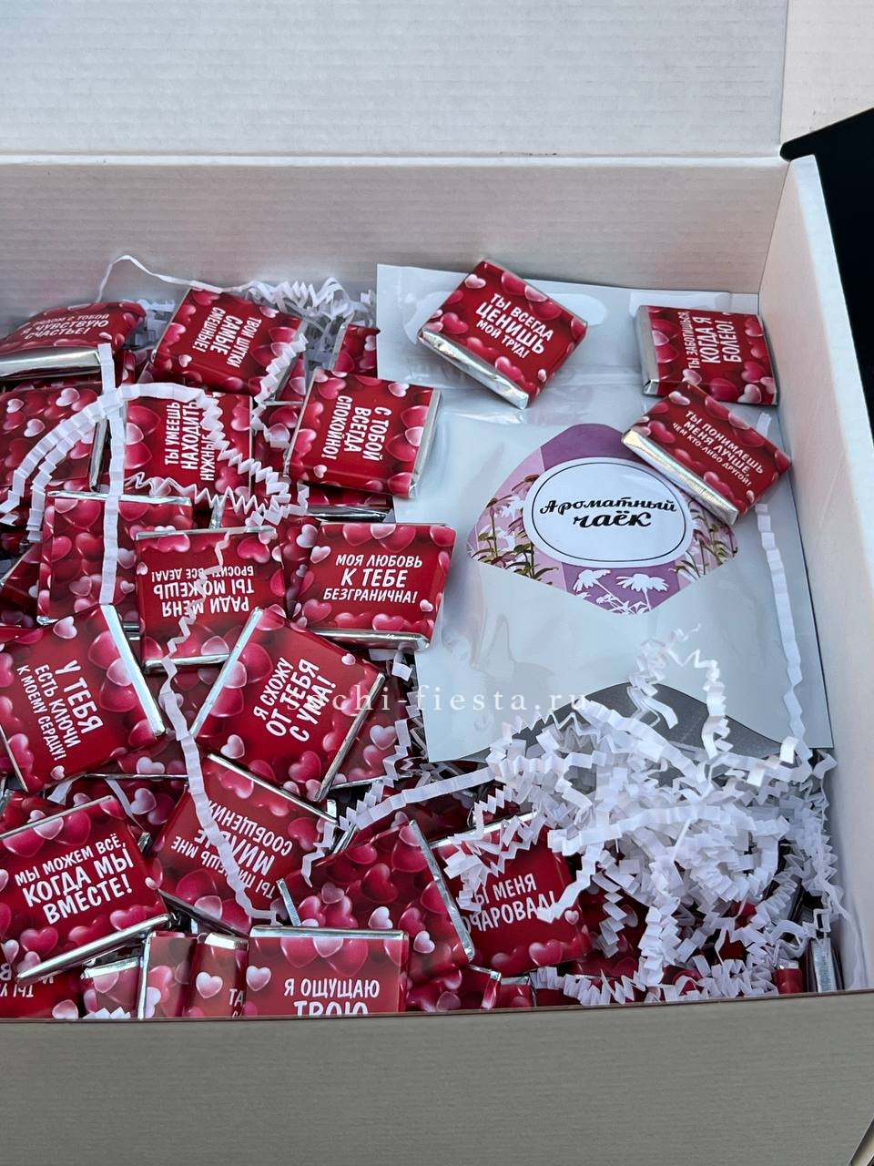 Набор Шоколад и Чай "101 причина любви" в Москве