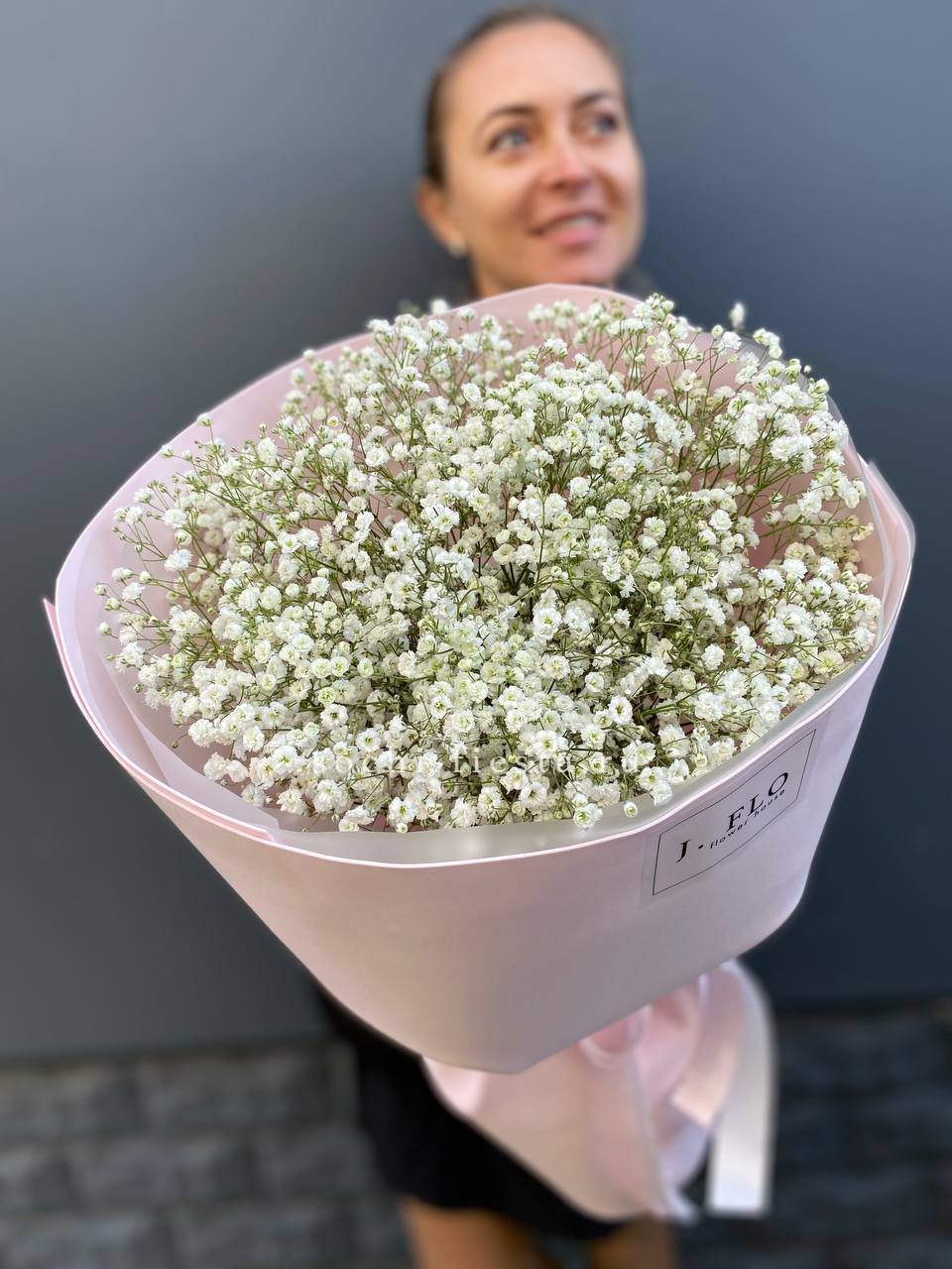 11 белых гипсофил в фоамиране в Москве