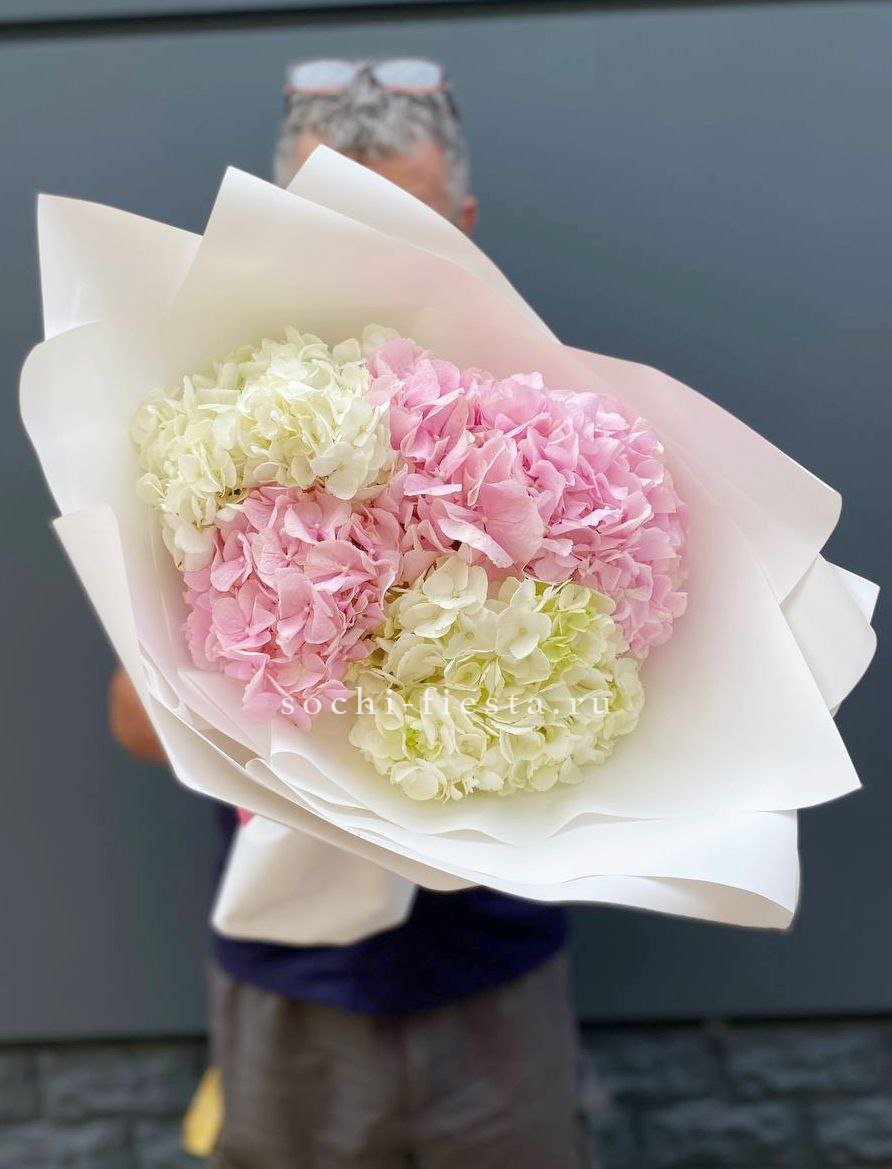 Букет гортензий "Moon" в Москве