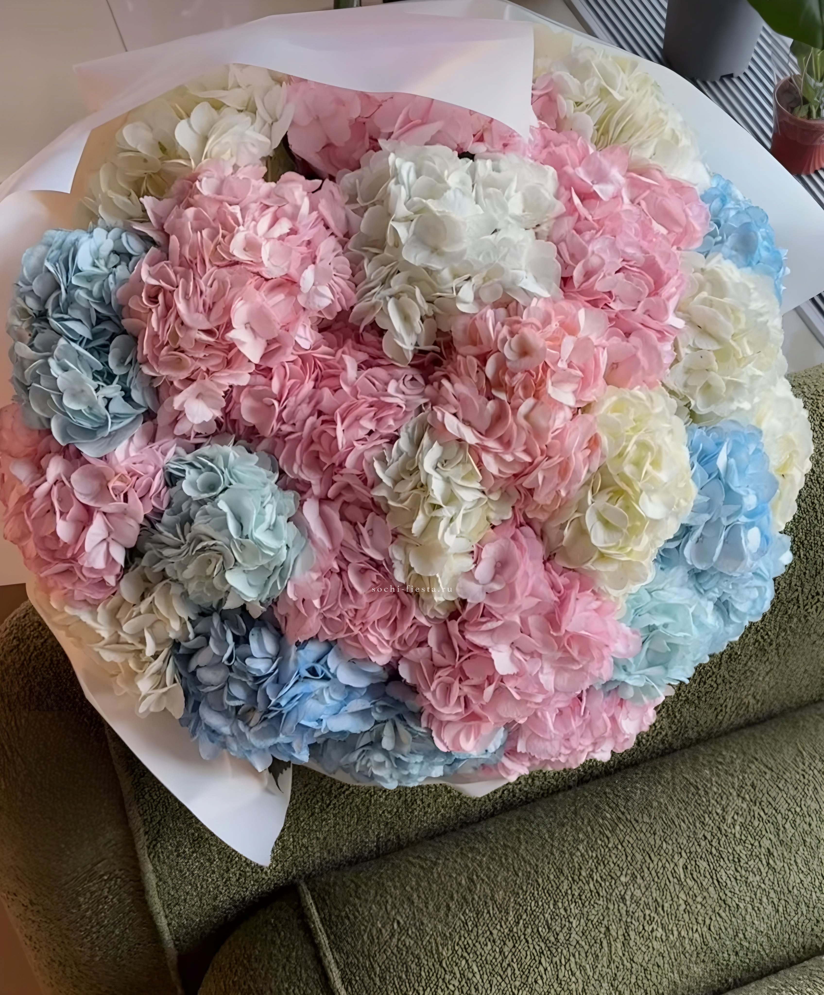 Букет гортензий Mix в Москве