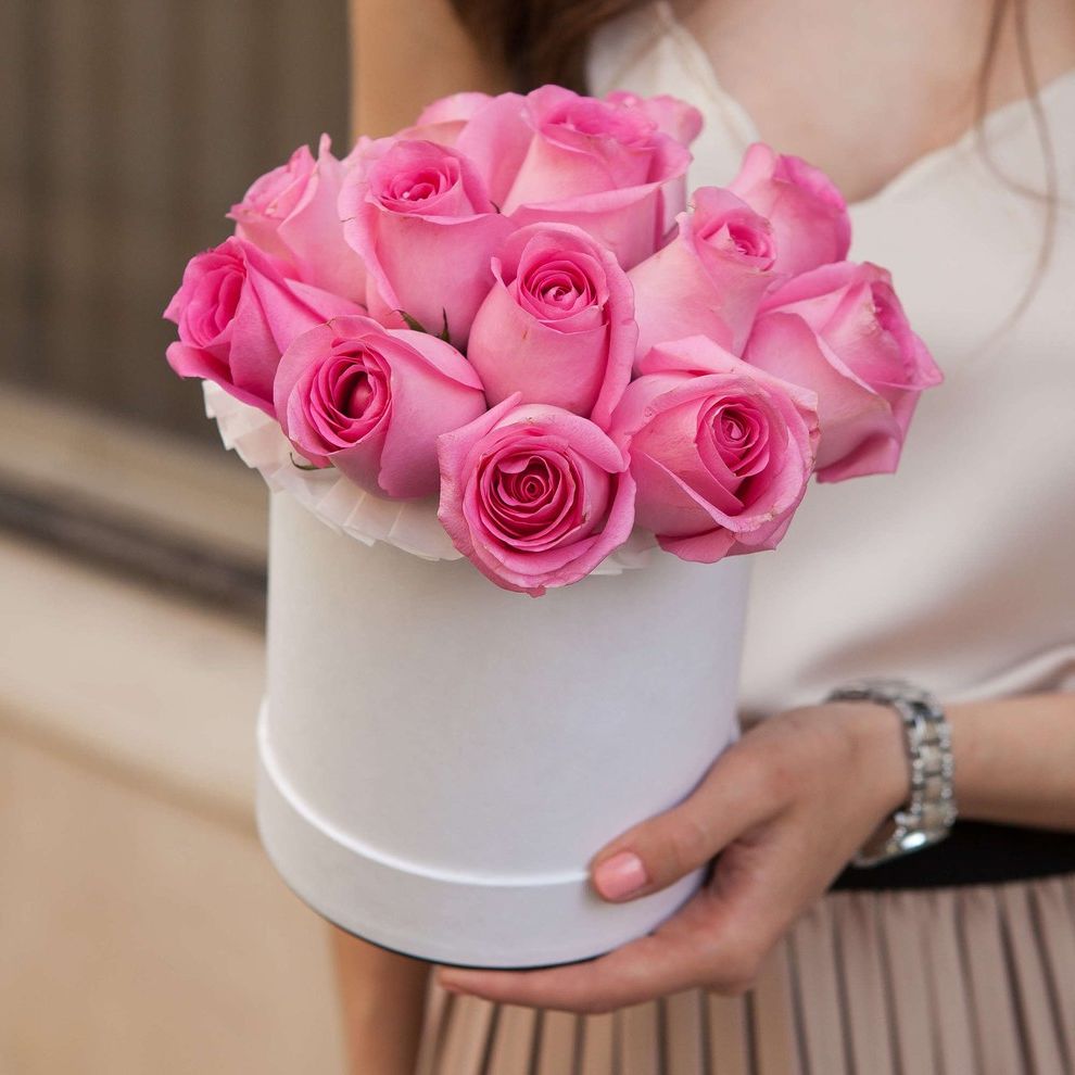 15 роз в боксе Кэтрин в Москве