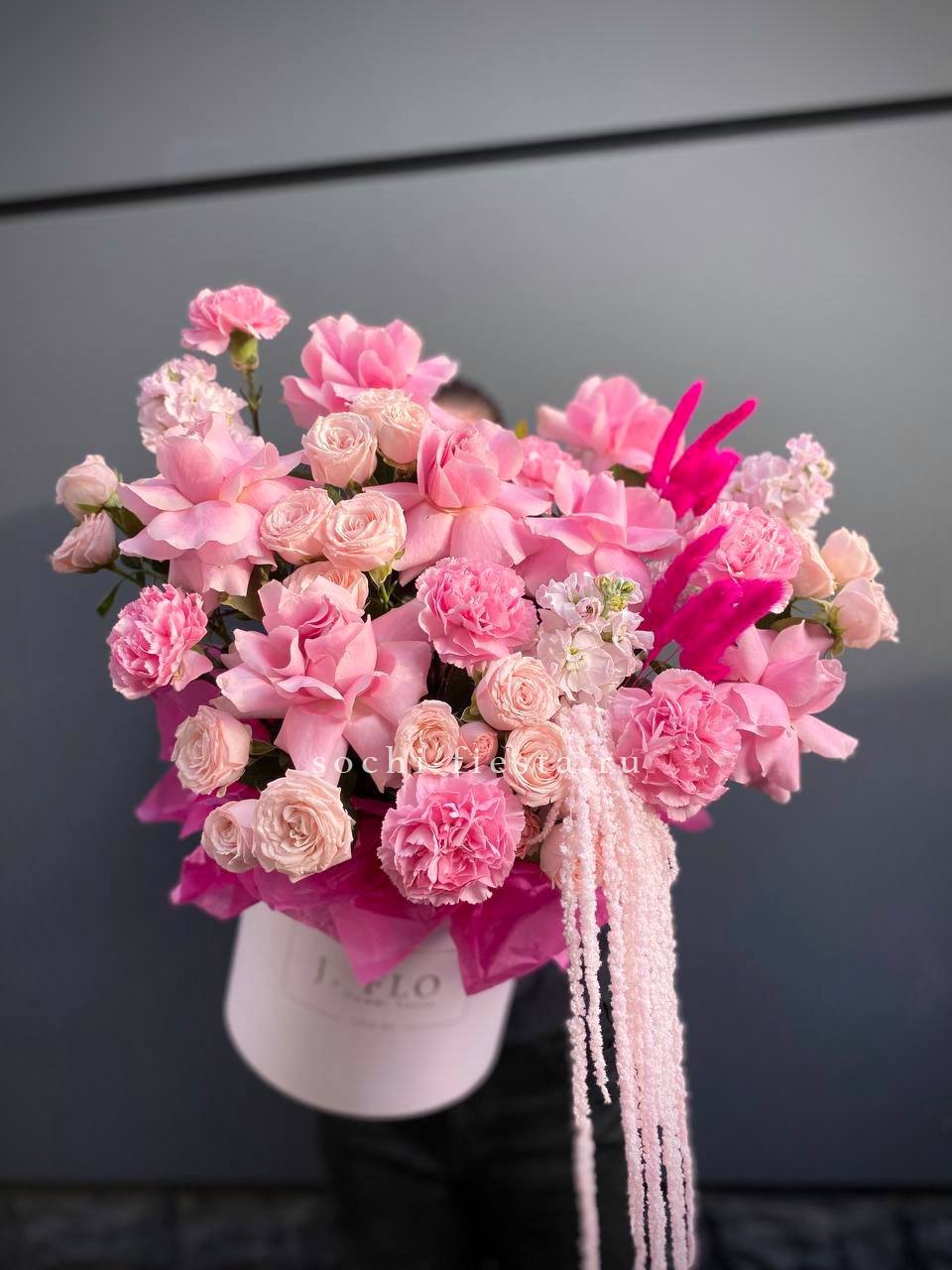 Цветочная коробка "Stella" с доставкой в Москве