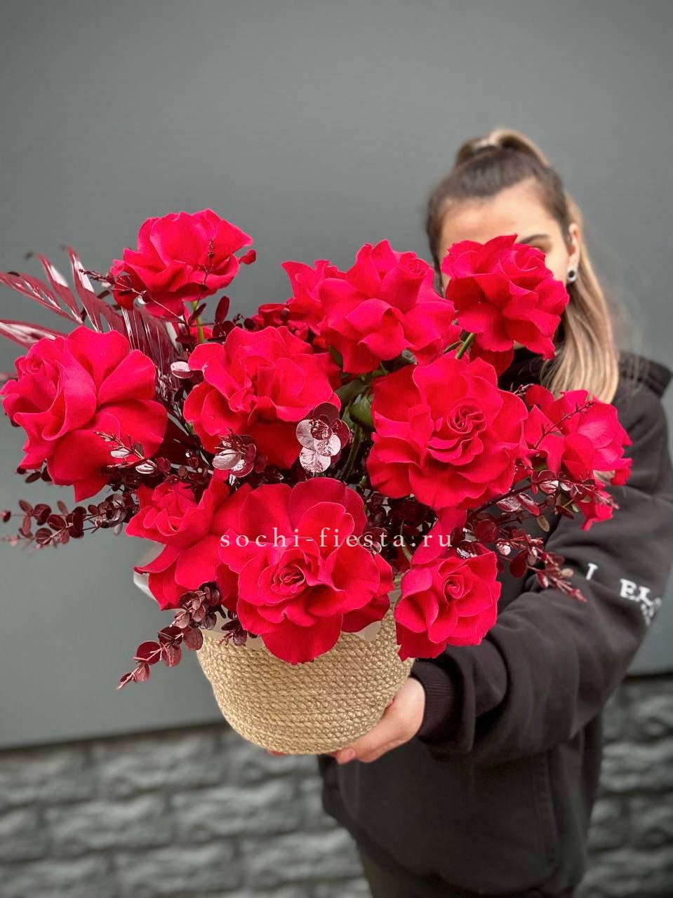 Джутовое кашпо "Tramonto" в Москве