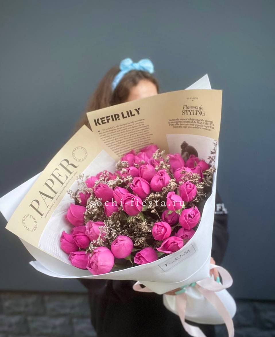 Пионовидные розы Bubbles №3 в Москве