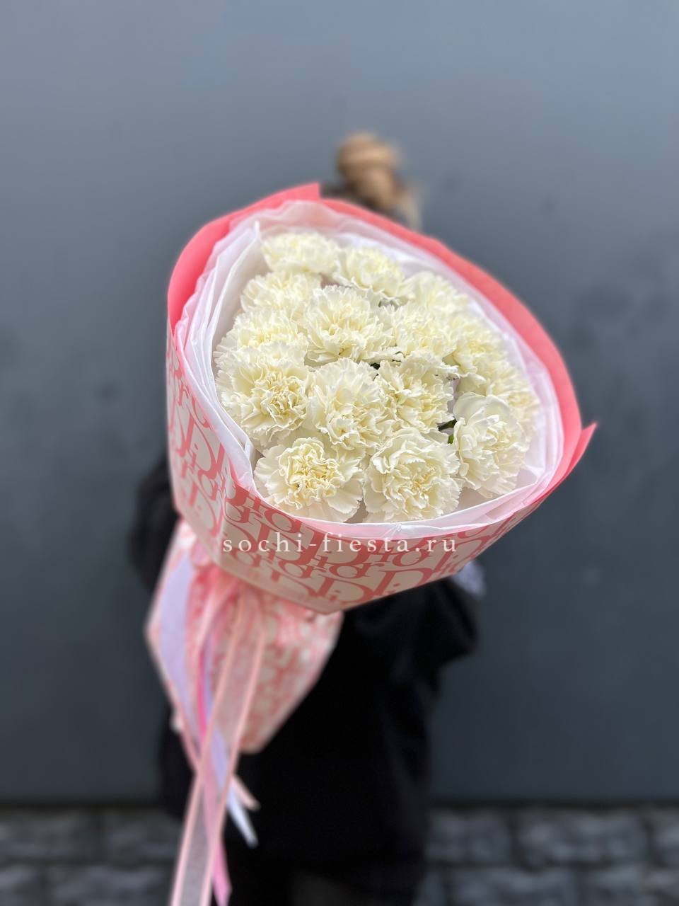 Белые Диантусы №2 в Москве