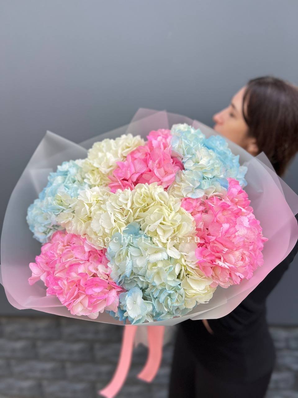 9 гортензий микс в Москве