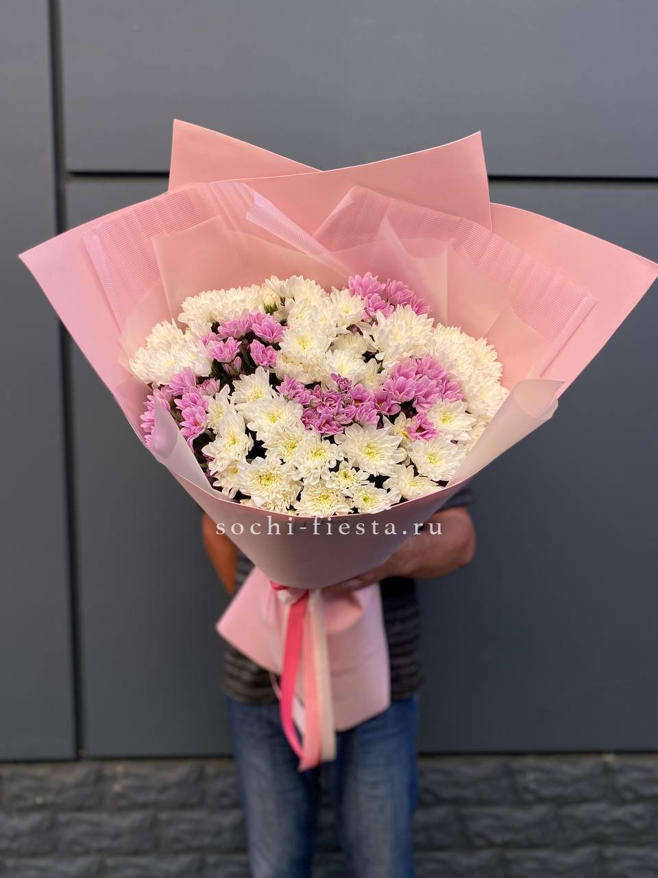  Букет хризантем- гигант  в Москве