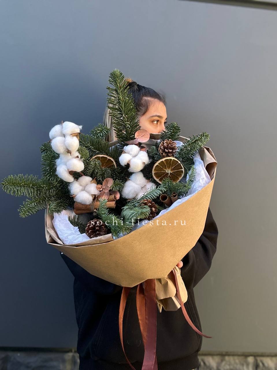 Зимний Букет с нобилисом в Москве