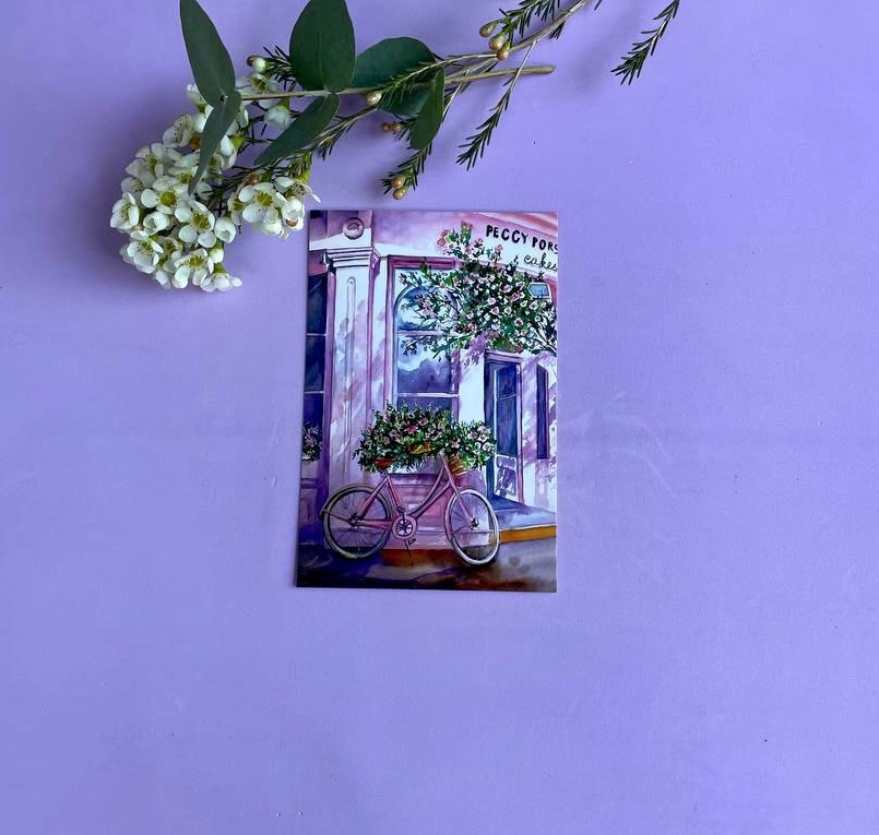 Открытка к букету "Pink" в Москве