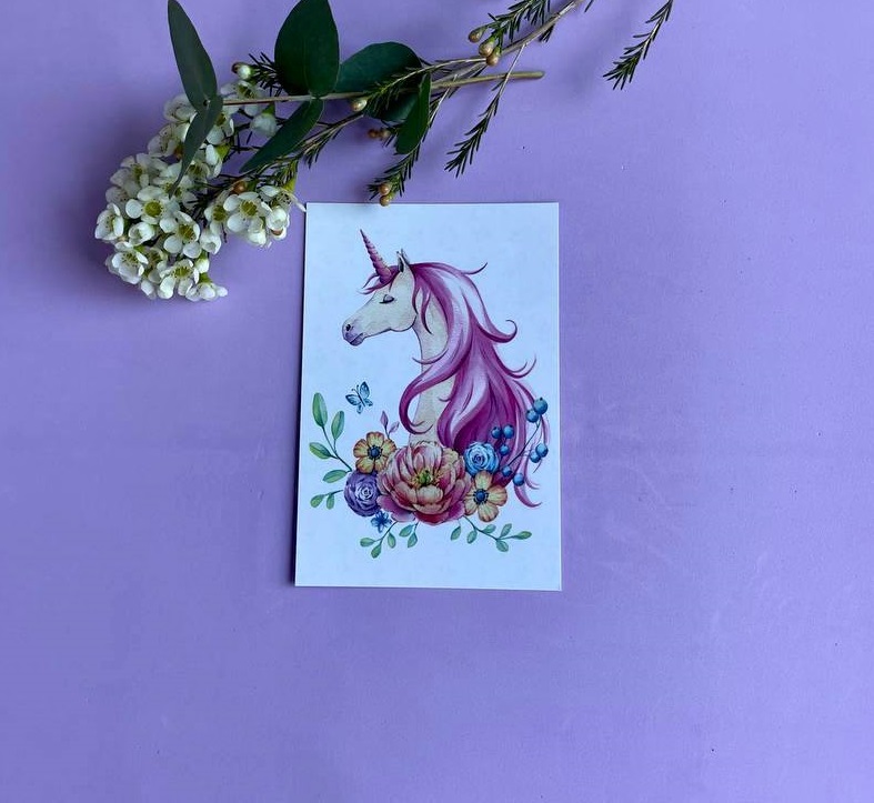 Открытка к букету "Unicorn" в Москве