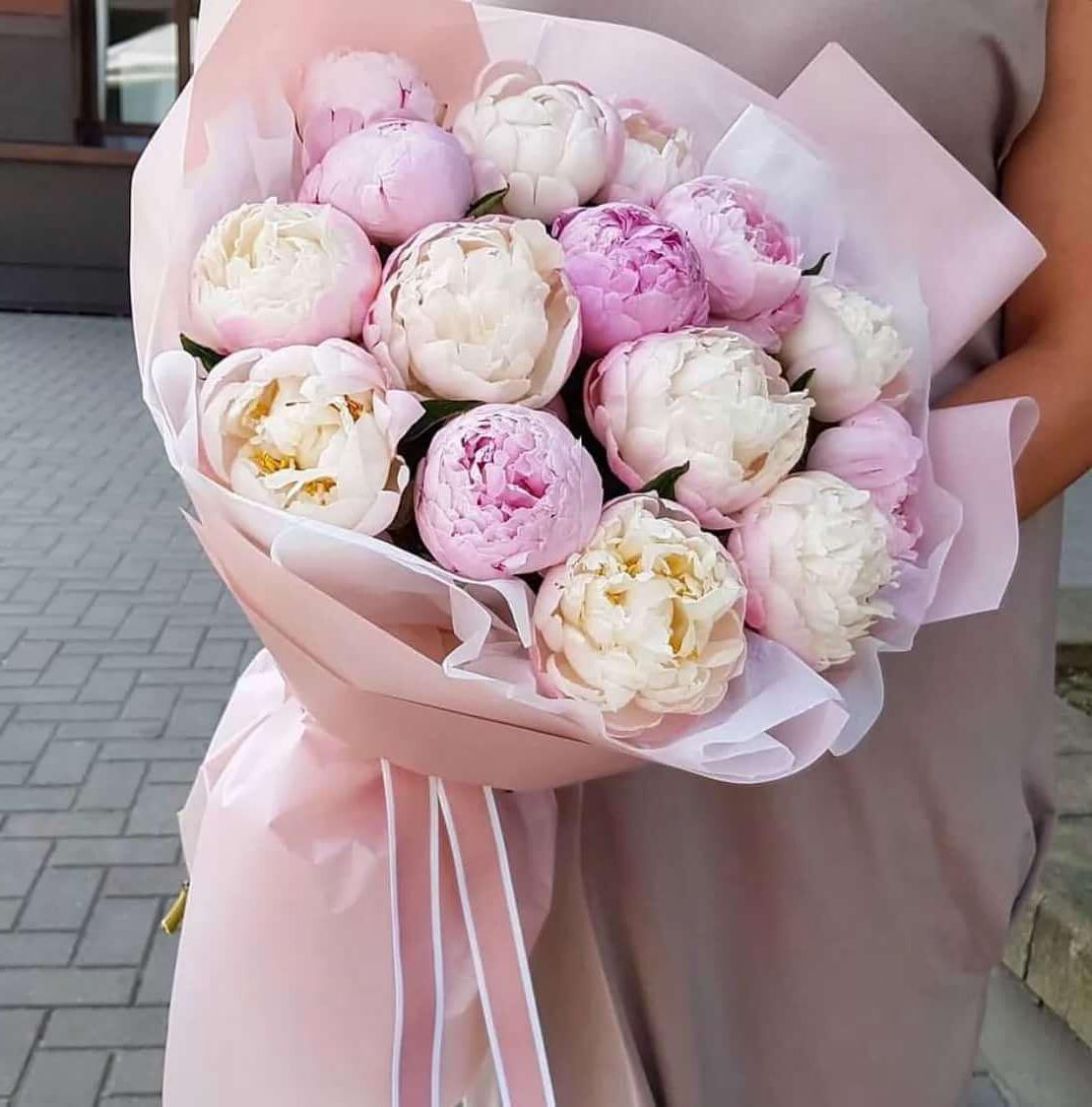 Букет пионов Marshmellow в Москве