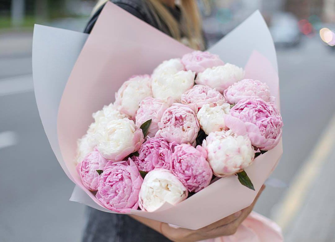 Букет пионов "Buttons" в Москве