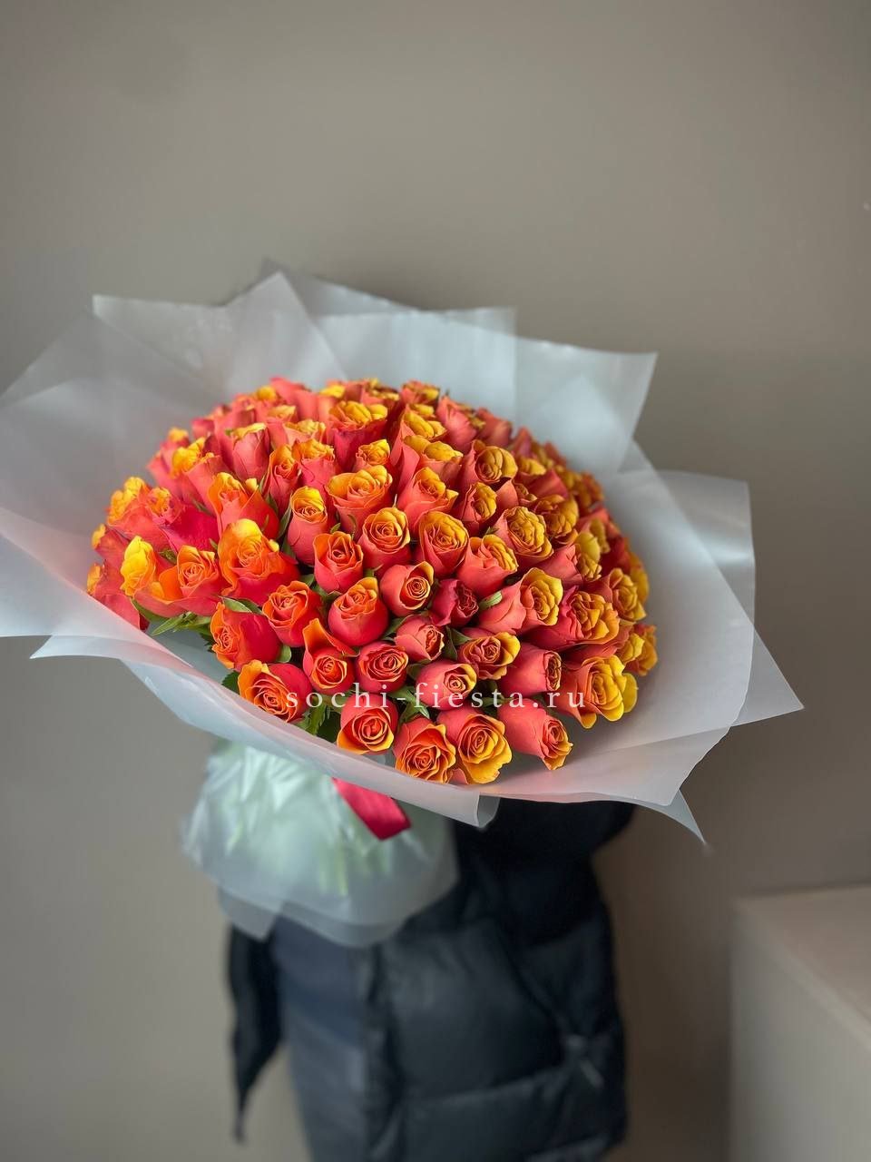 101 кенийская огненная роза  в Москве