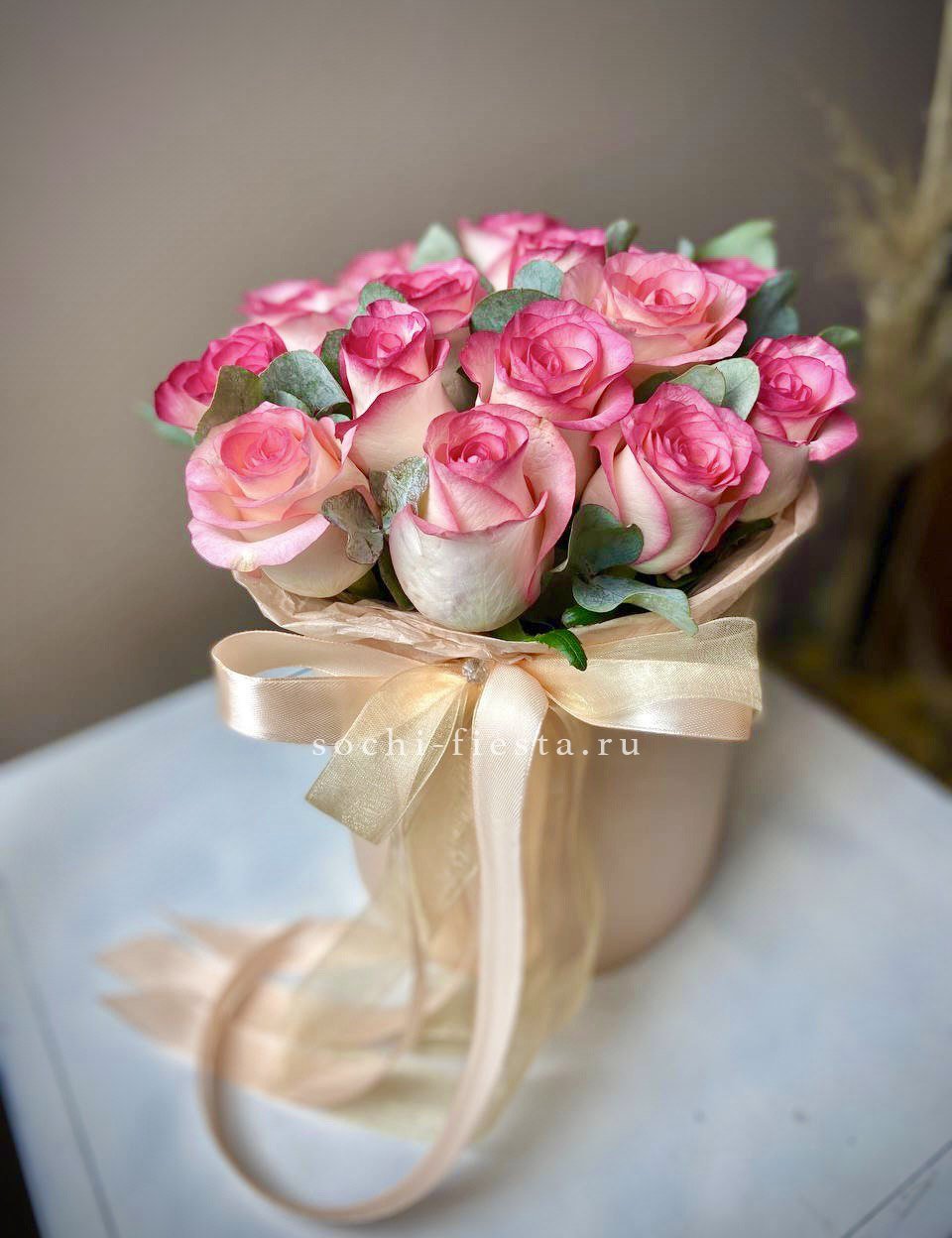 19 Роз Джумилия в коробке в Москве