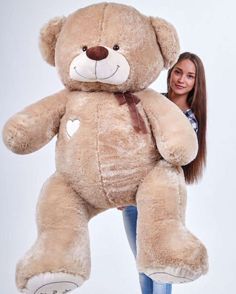 Бурый плюшевый мишка XL в Москве