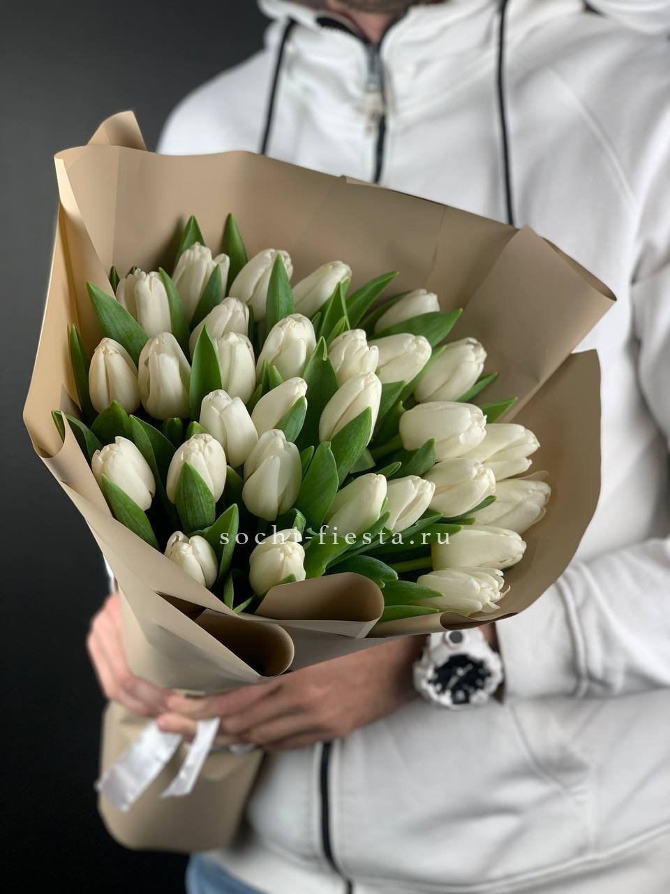 Букет из тюльпанов - количество на выбор в Москве
