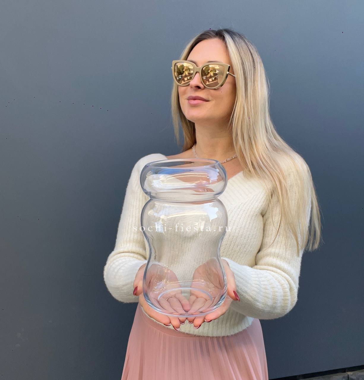 Стеклянная ваза №1 в Москве