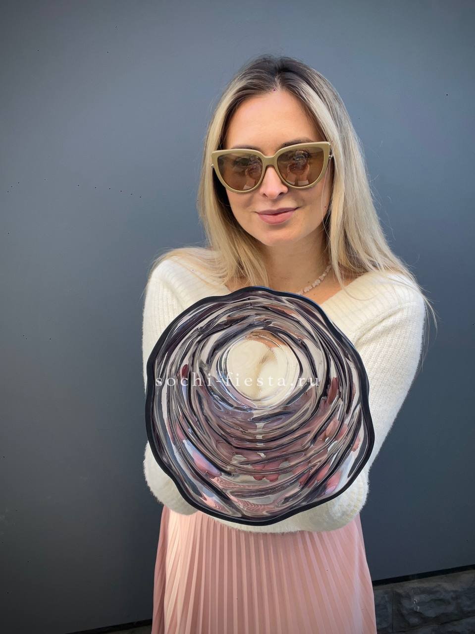 Стеклянная ваза №2 в Москве