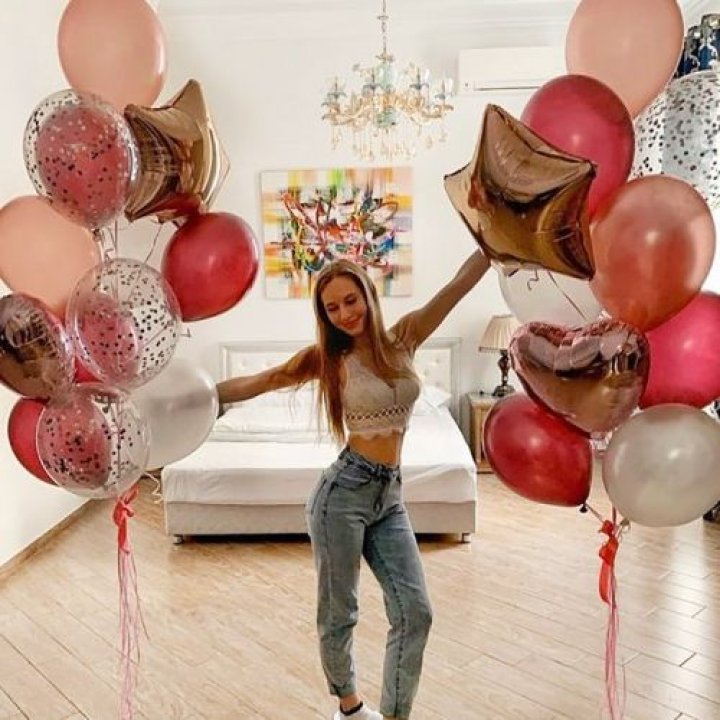 Фонтаны шаров "Селебрити" в Москве