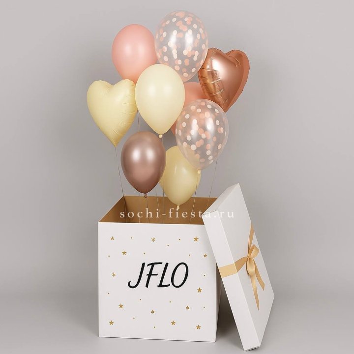 Коробка-сюрприз с шарами №2 в Москве