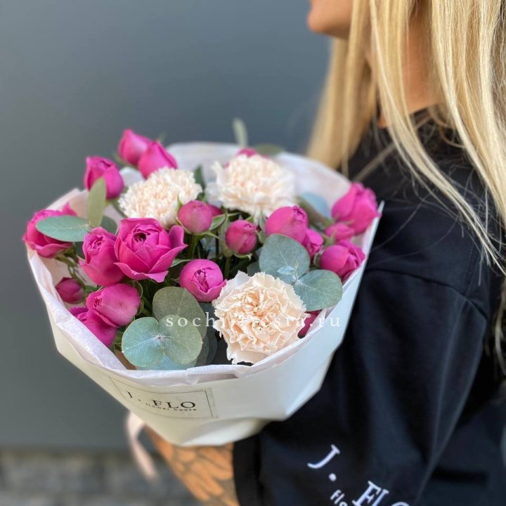 Букет с мисти бабблс №2 в Москве