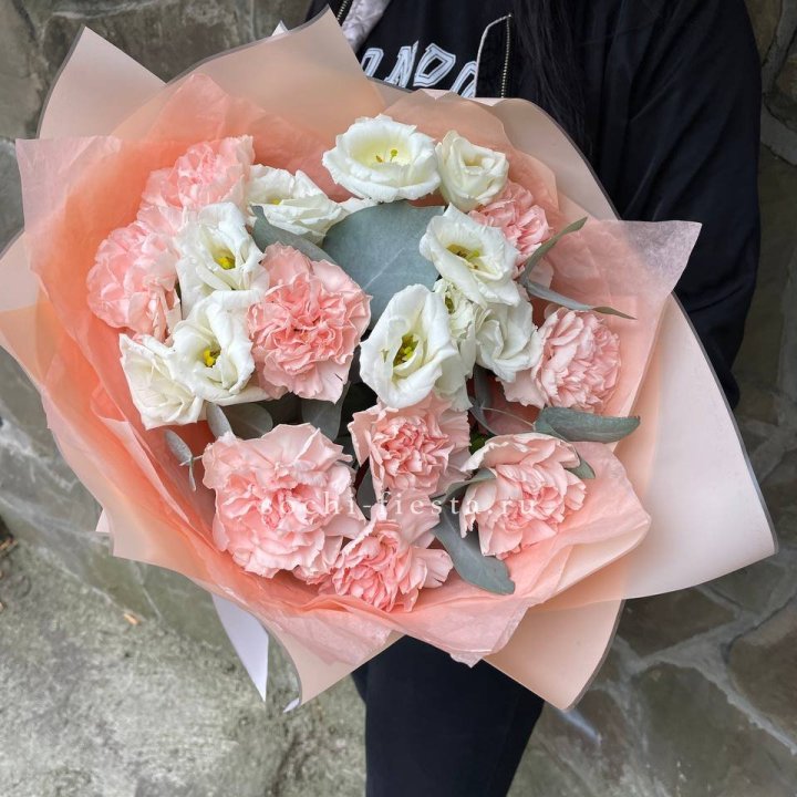  Букет диантусов "Пич" в Москве