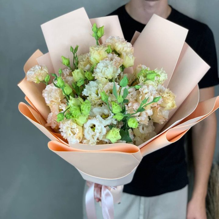 Букет эустом "Крем" в Москве