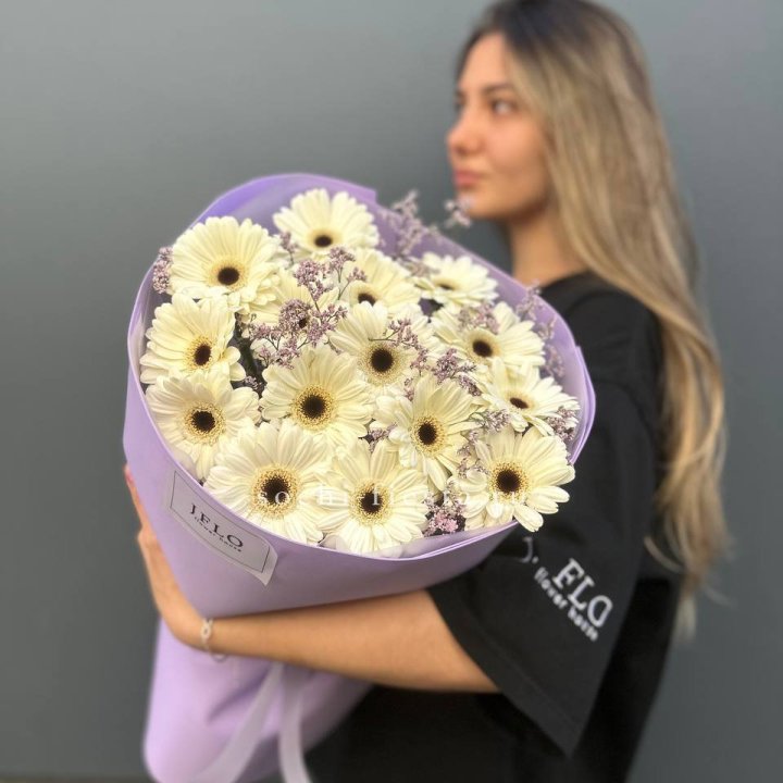 Букет голландских гербер "Лавандер" в Москве