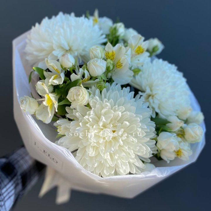 Букет из хризантем "Миранда" в Москве