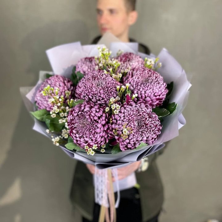Букет хризантем "Палермо" в Москве