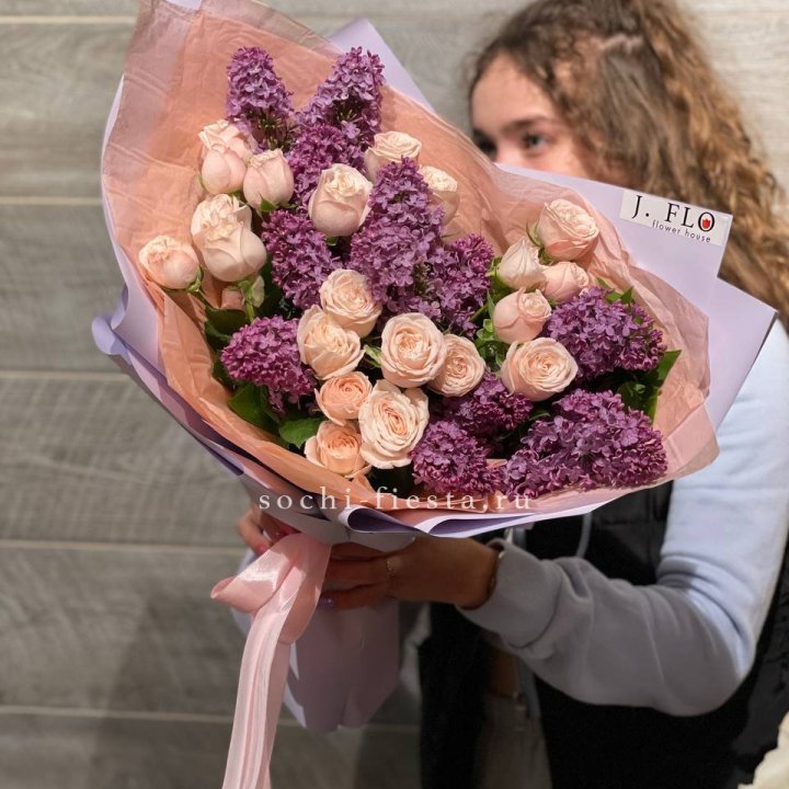 Букет "Лиловая весна" в Москве