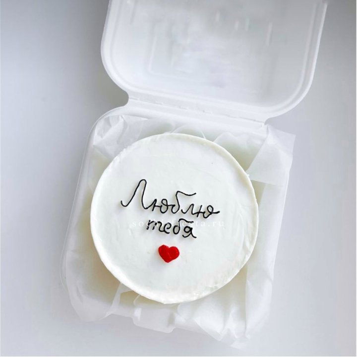 Бенто-торт "Люблю Тебя"  в Москве