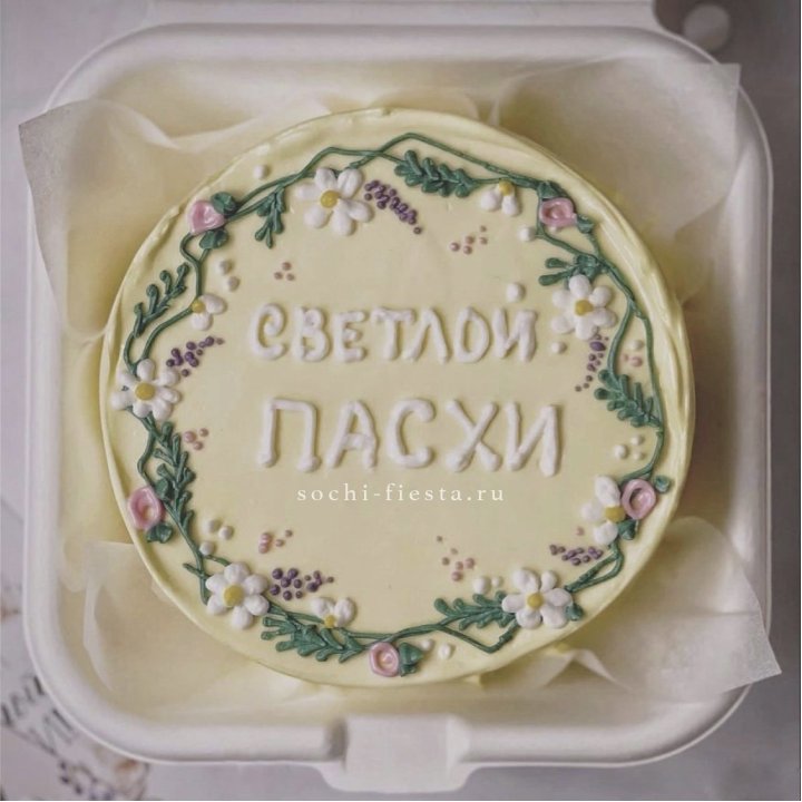 Бенто-торт "Светлой Пасхи" 2 в Москве