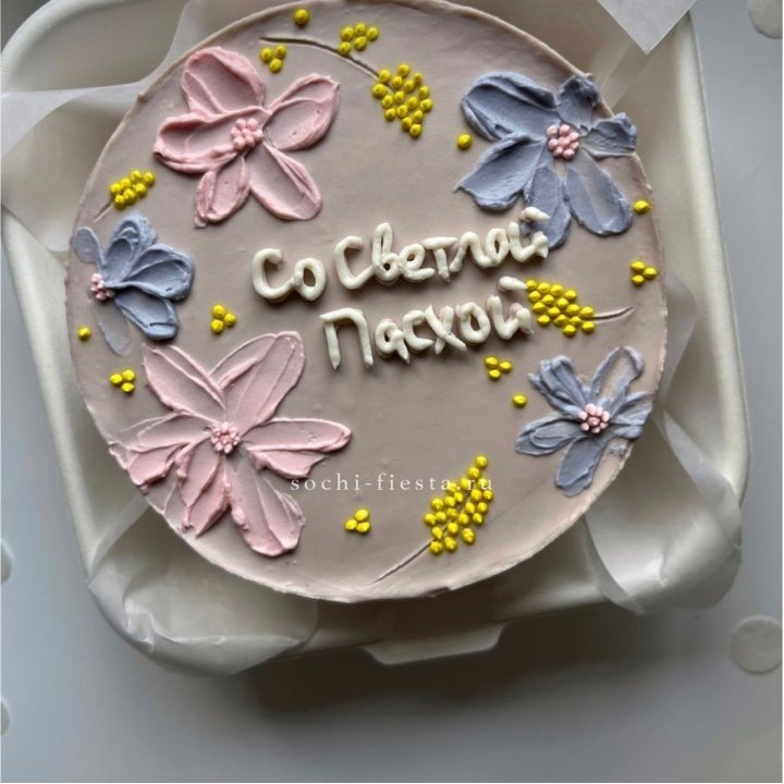 Бенто-торт "Светлой Пасхи" 3 в Москве