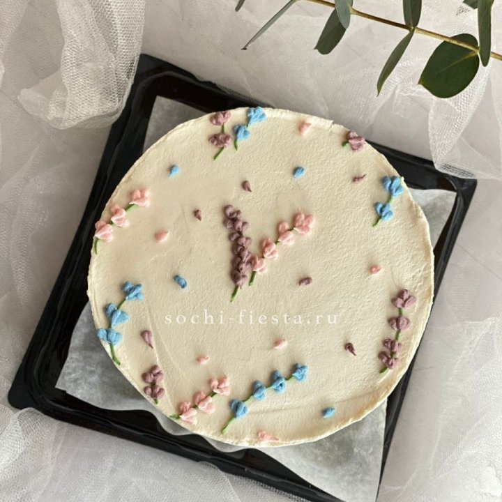 Бенто-торт "Лаванда" в Москве