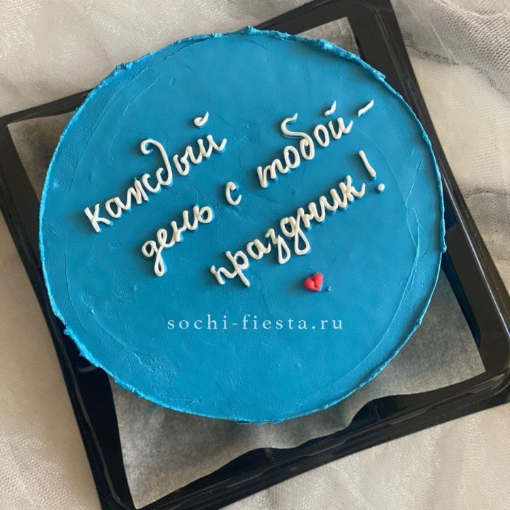 Бенто-торт "Каждый день с тобой праздник"  в Москве